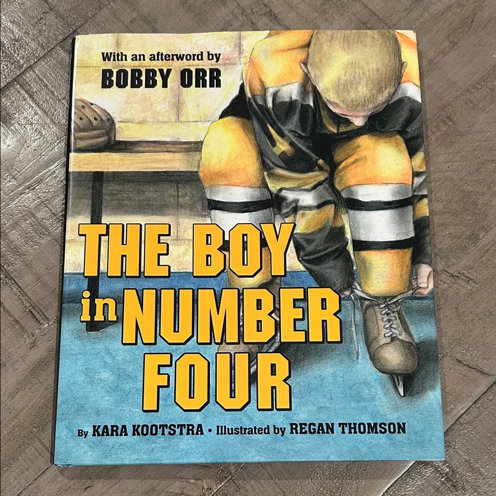 Early Reader Ice Hockey Story Hardcover Book Afterword by Bobby Orr NHL Legend